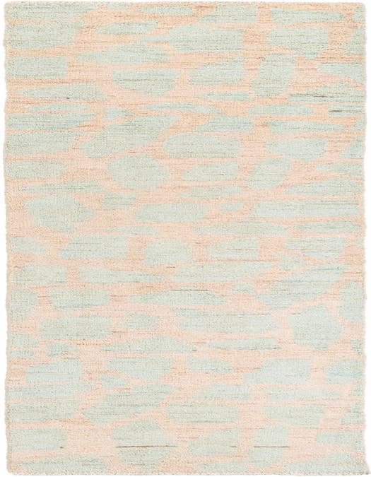Detail image of 2' 4 x 9' 9 Hand Knotted Moroccan Wool Runner Rug