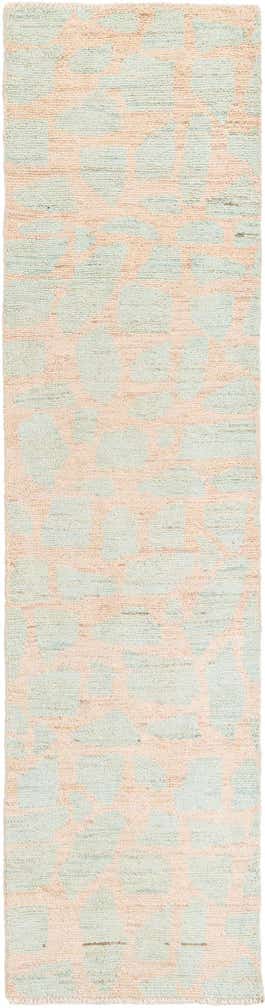 2' 4 x 9' 9 Hand Knotted Moroccan Wool Runner Rug