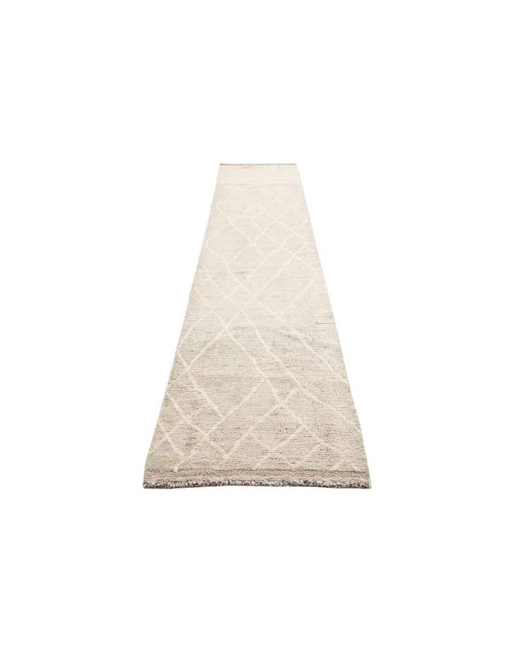 2' 10 x 12' 1 Hand Knotted Moroccan Wool Runner Rug
