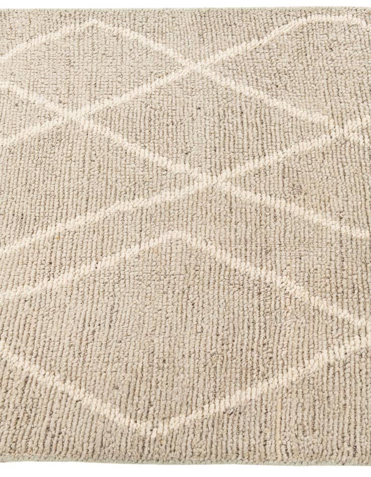 Detail image of 2' 10 x 12' 1  Hand Knotted Moroccan Wool Runner Rug