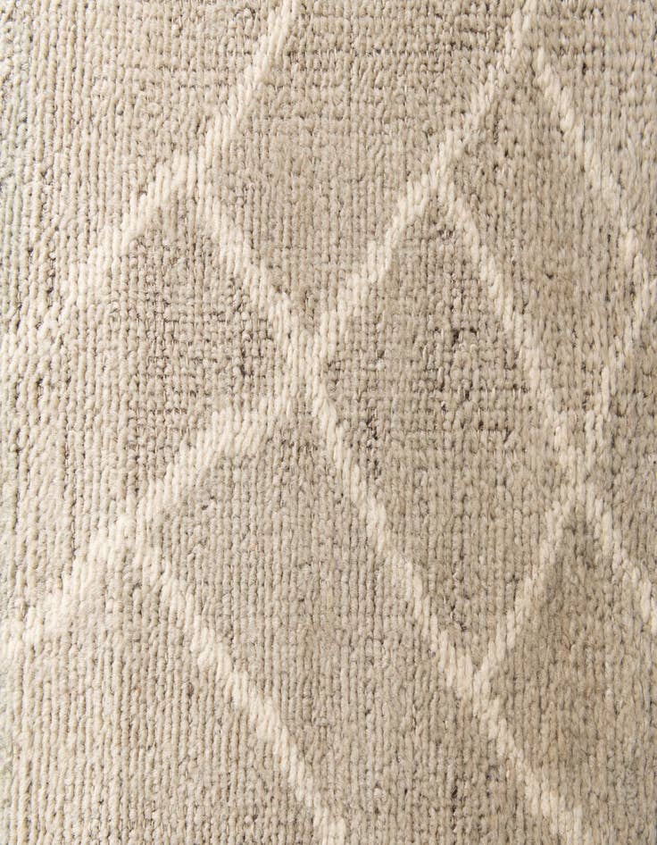 Detail image of 2' 10 x 12' 1  Hand Knotted Moroccan Wool Runner Rug