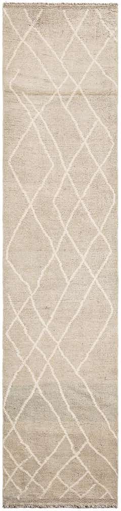 2' 10 x 12' 1 Hand Knotted Moroccan Wool Runner Rug