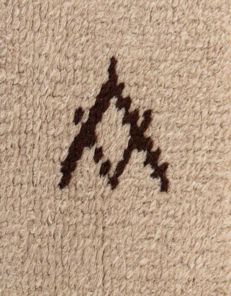 Detail image of 2' 9 x 11' 8  Hand Knotted Moroccan Wool Runner Rug