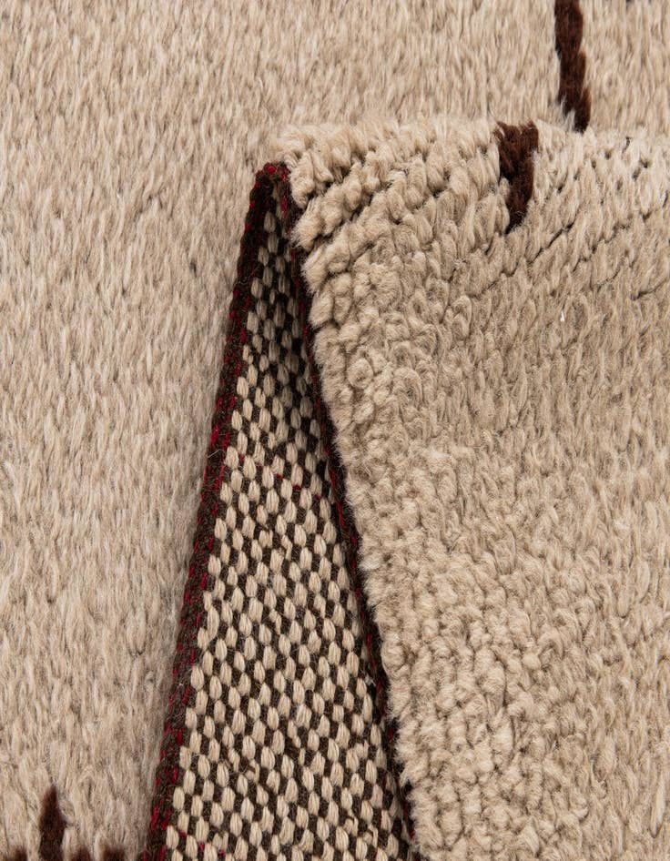 Detail image of 2' 9 x 11' 8  Hand Knotted Moroccan Wool Runner Rug