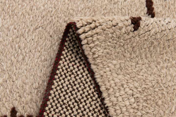 2' 9 x 11' 8 Hand Knotted Moroccan Wool Runner Rug
