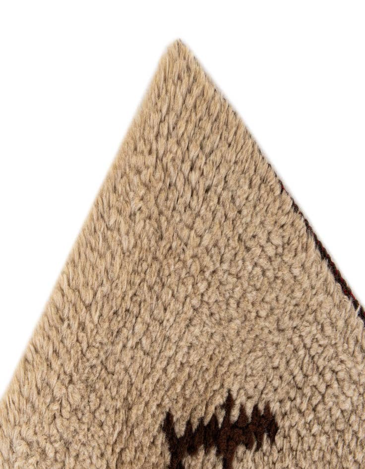 Detail image of 2' 9 x 11' 8  Hand Knotted Moroccan Wool Runner Rug