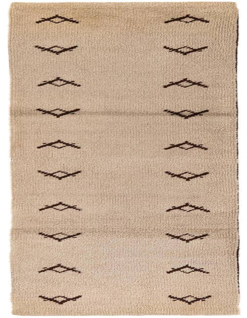 Detail image of 2' 9 x 11' 8 Hand Knotted Moroccan Wool Runner Rug