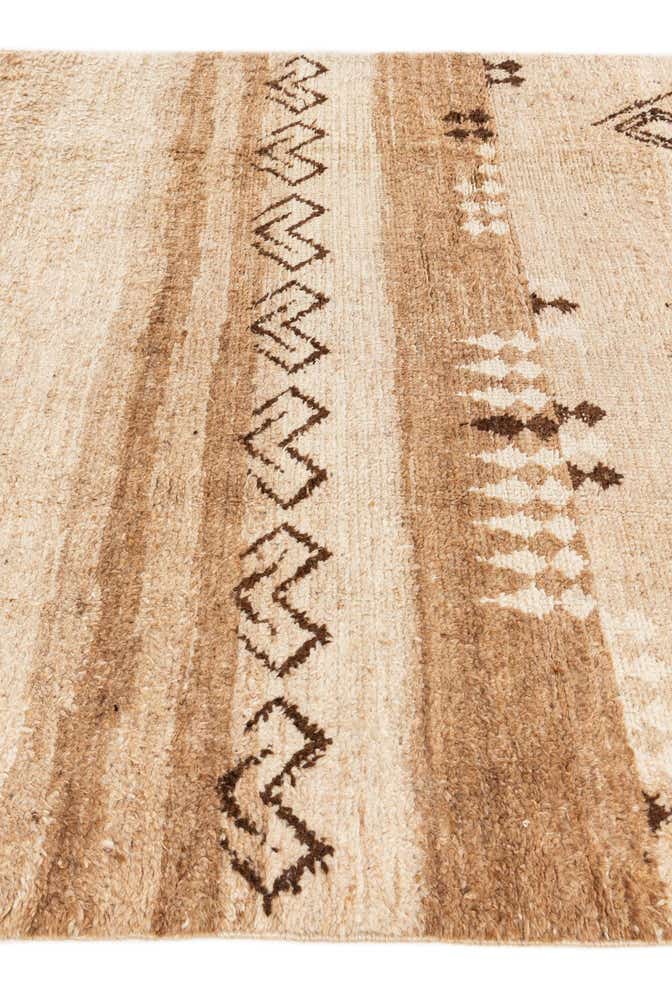 6' 8 x 13' 6 Hand Knotted Moroccan Wool Runner Rug