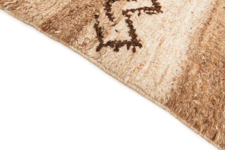 6' 8 x 13' 6 Hand Knotted Moroccan Wool Runner Rug