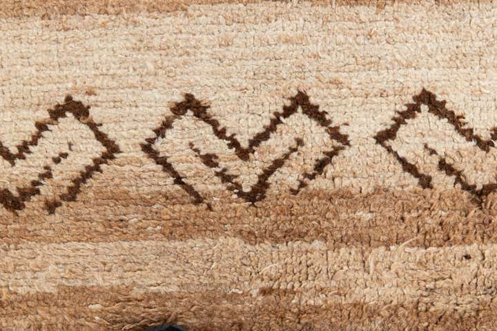 6' 8 x 13' 6 Hand Knotted Moroccan Wool Runner Rug