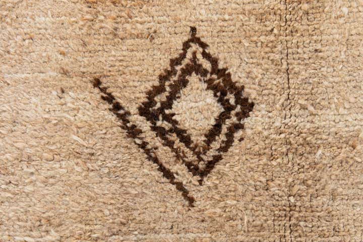 6' 8 x 13' 6 Hand Knotted Moroccan Wool Runner Rug