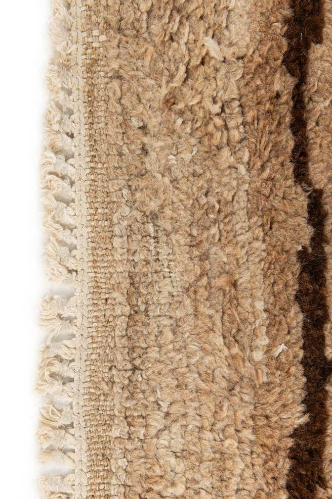 6' 8 x 13' 6 Hand Knotted Moroccan Wool Runner Rug