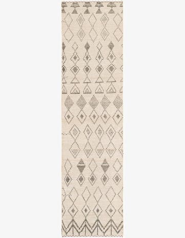 2' 8 x 10' 3 Hand Knotted Moroccan Wool Runner Rug