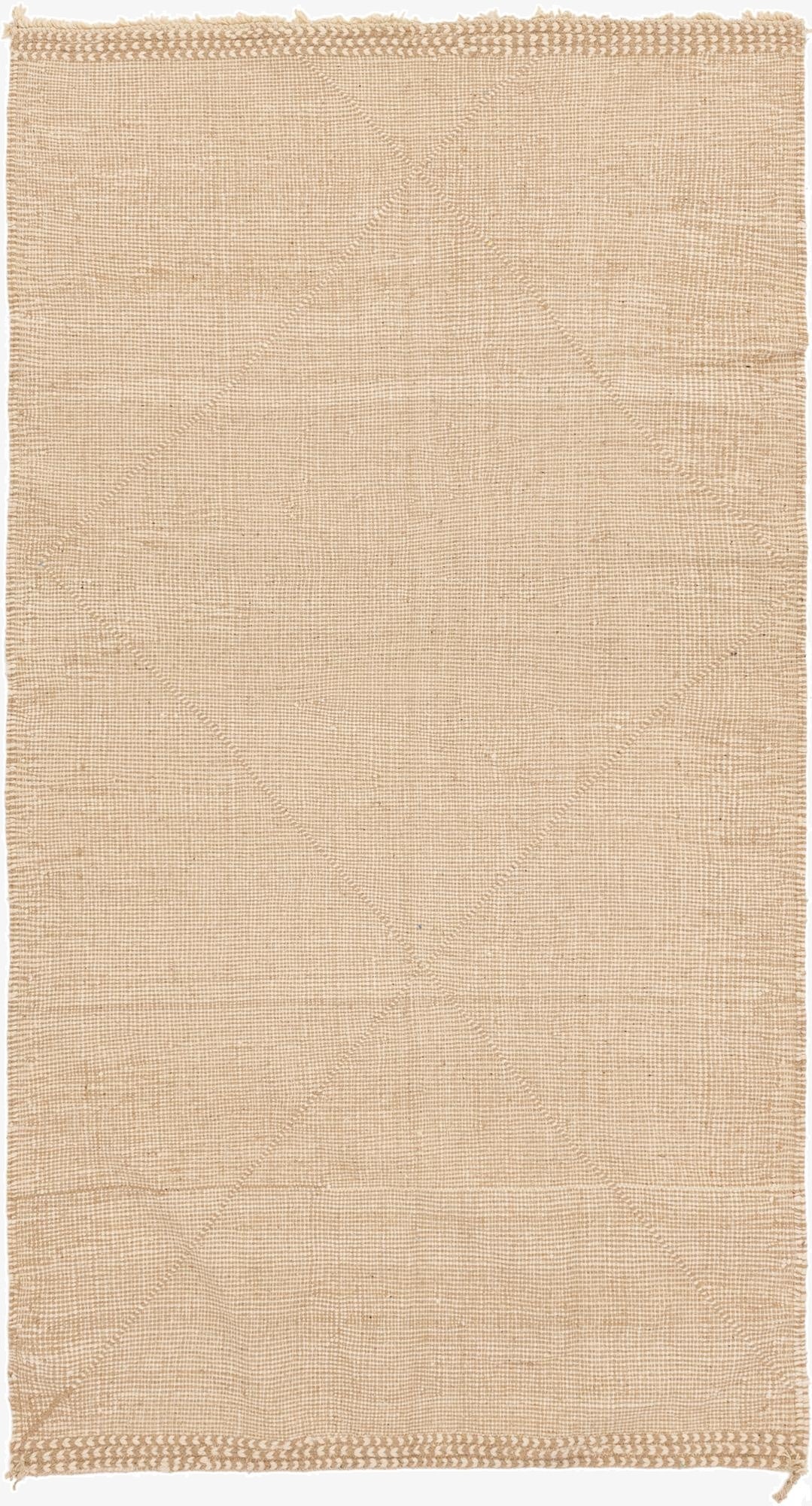 5' 2 x 9' 6  Hand Knotted Moroccan Wool Runner Rug