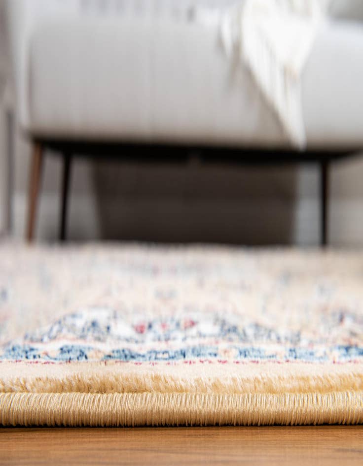 Detail image of 3' x 13' Nain Design Runner Rug