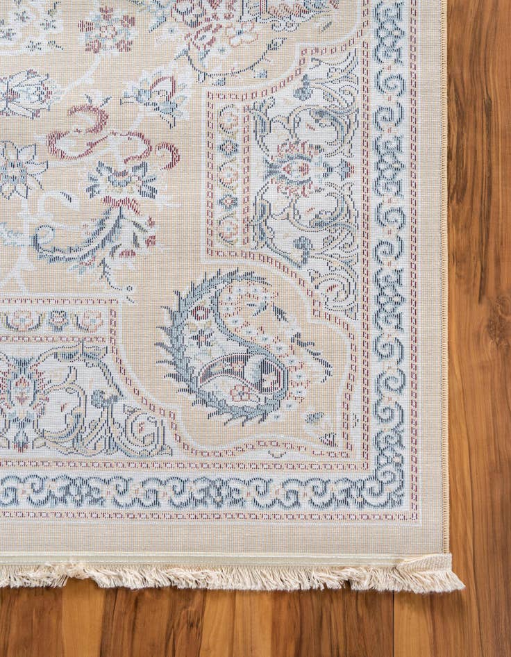 Detail image of 3' x 13' Nain Design Runner Rug