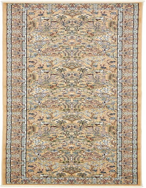 Detail image of 3' x 13' Nain Design Runner Rug