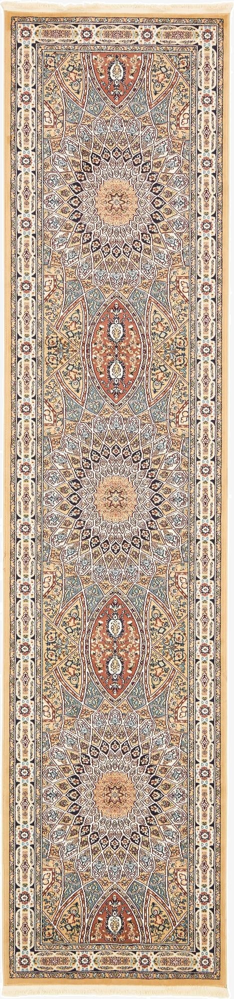 3' x 13' Nain Design Runner Rug