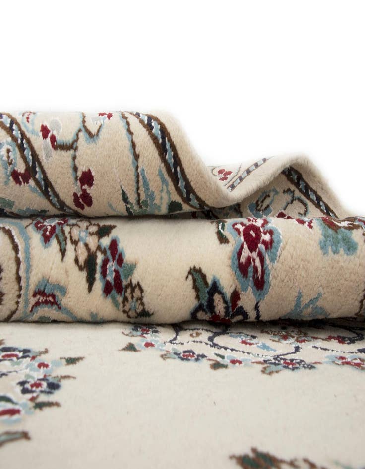 Detail image of 3' 3 x 19' 1  Hand Knotted Nain Persian Wool Runner Rug