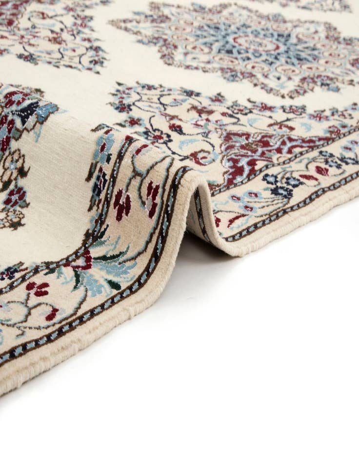 Detail image of 3' 3 x 19' 1  Hand Knotted Nain Persian Wool Runner Rug