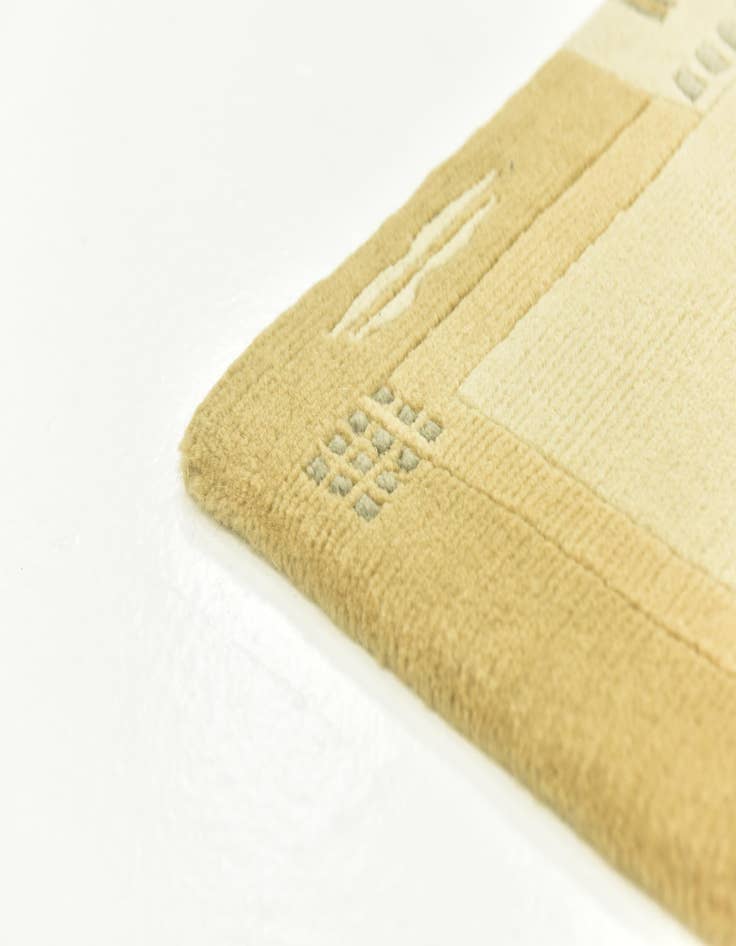 Detail image of 2' 6 x 4' 7  Hand Knotted Nepal Wool Runner Rug