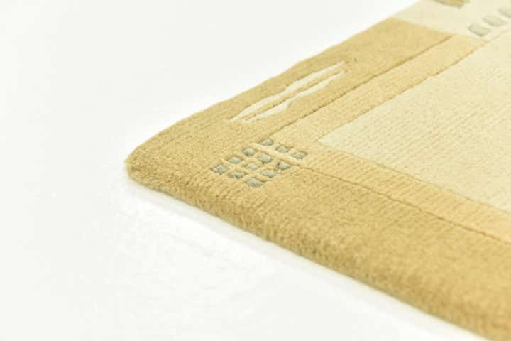 2' 6 x 4' 7 Hand Knotted Nepal Wool Runner Rug