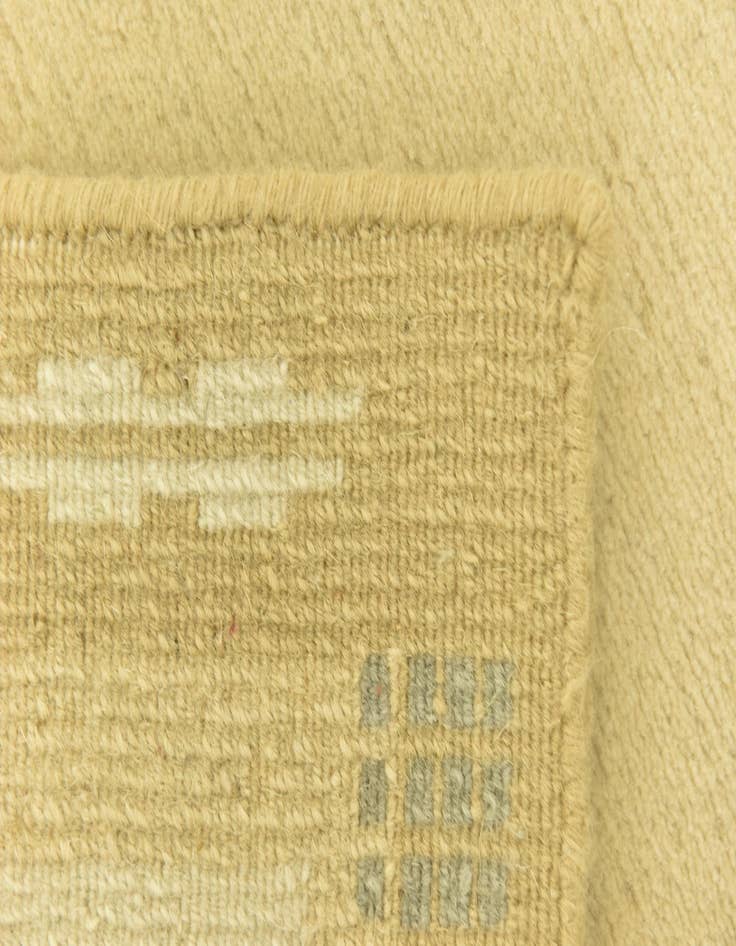 Detail image of 2' 4 x 4' 7  Hand Knotted Nepal Wool Runner Rug