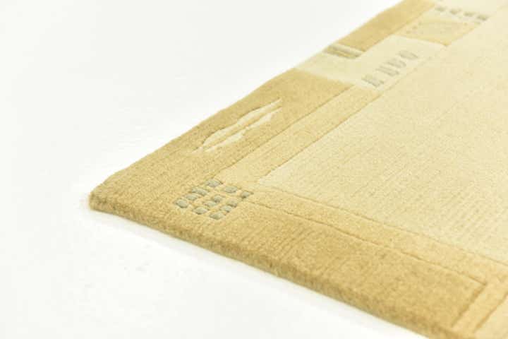 2' 4 x 4' 7 Hand Knotted Nepal Wool Runner Rug