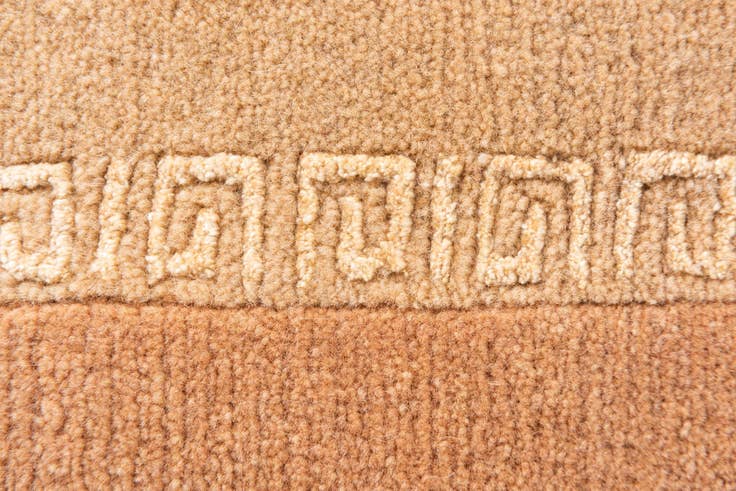 Detail image of 2' 5 x 4' 8 Hand Knotted Nepal Runner Rug
