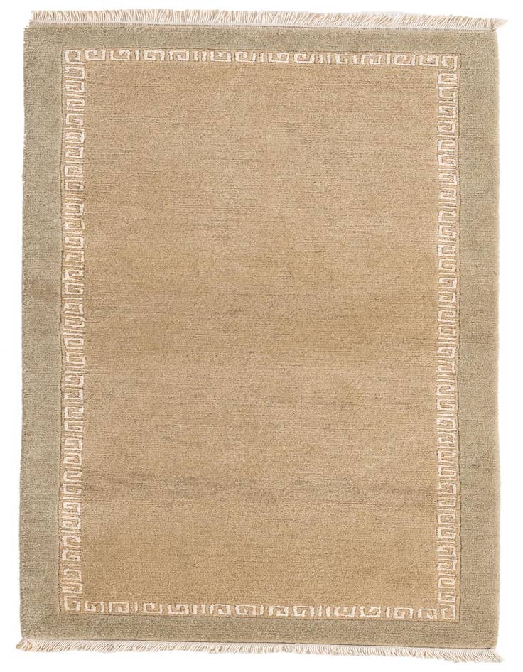 Detail image of 2' 4 x 4' 8 Hand Knotted Nepal Runner Rug