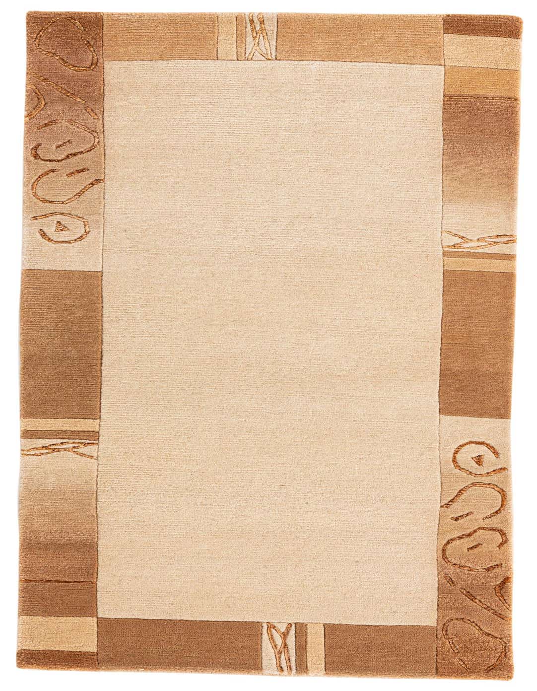 2' 5 x 4' 7 Hand Knotted Nepal Runner Rug