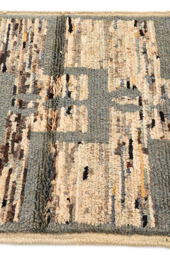 3' x 10' 2 Hand Knotted Oushak Wool Runner Rug