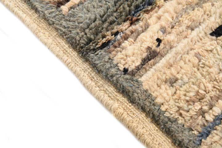 3' x 10' 2 Hand Knotted Oushak Wool Runner Rug