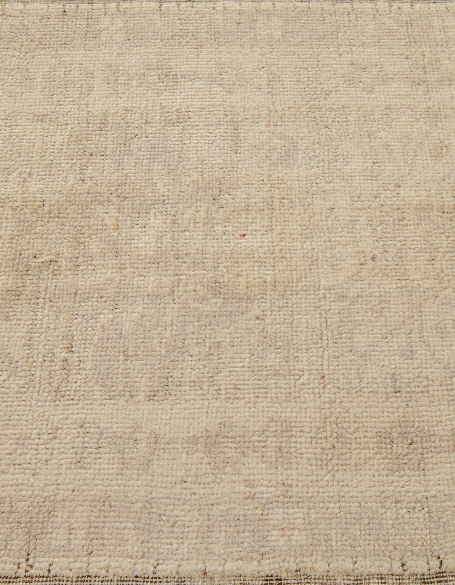 2' 8 x 10' 5 Hand Woven Oushak Wool Runner Rug