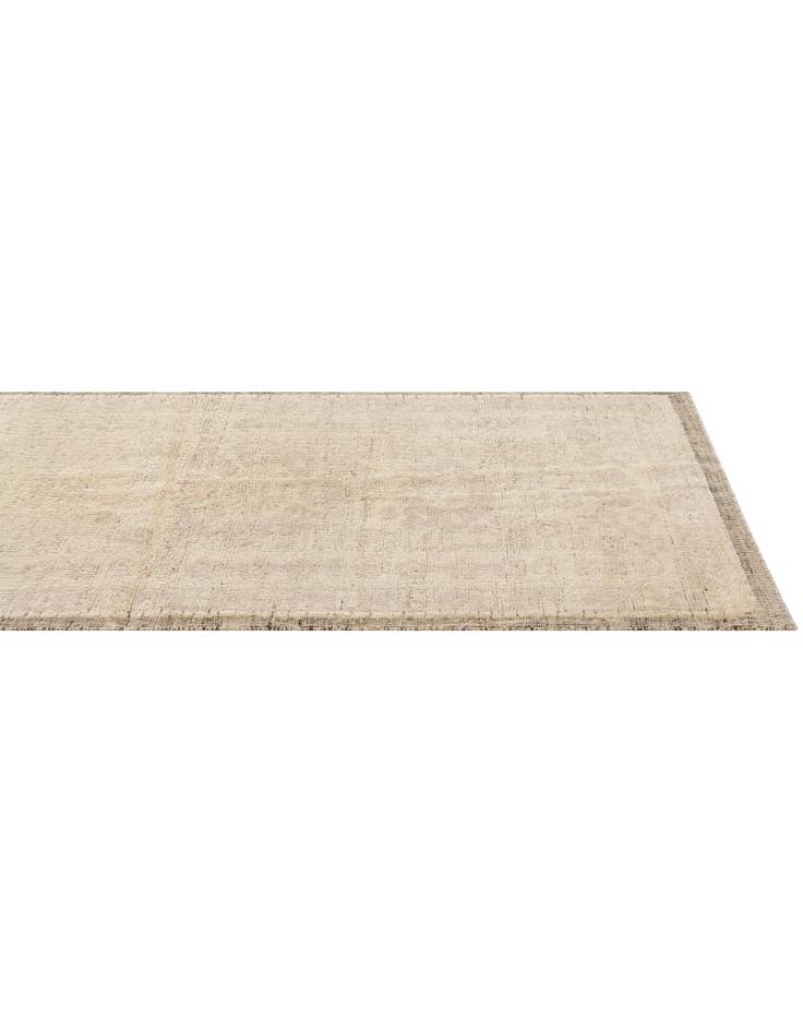 Detail image of 2' 8 x 10' 5 Hand Woven Oushak Wool Runner Rug