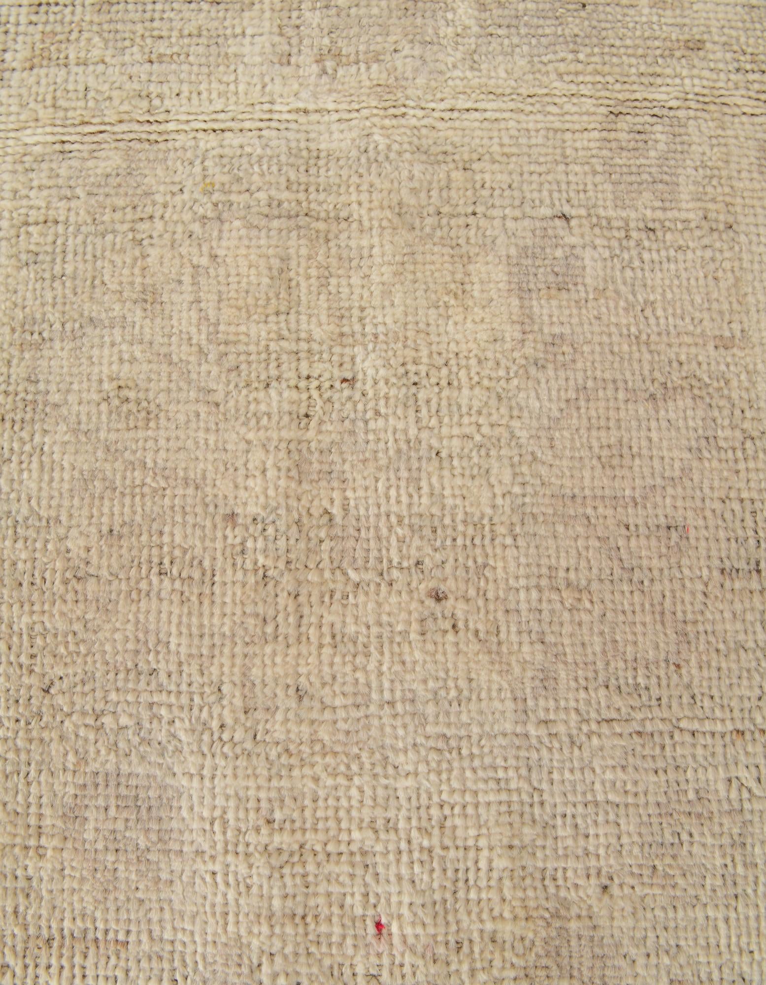 2' 8 x 10' 5 Hand Woven Oushak Wool Runner Rug
