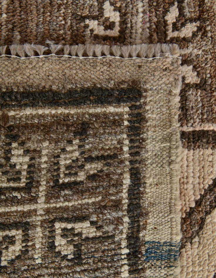 Detail image of 2' 9 x 10' 6  Hand Knotted Oushak Wool Runner Rug
