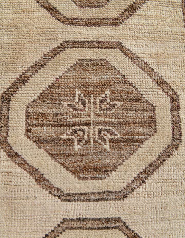 2' 9 x 10' 6 Hand Knotted Oushak Wool Runner Rug