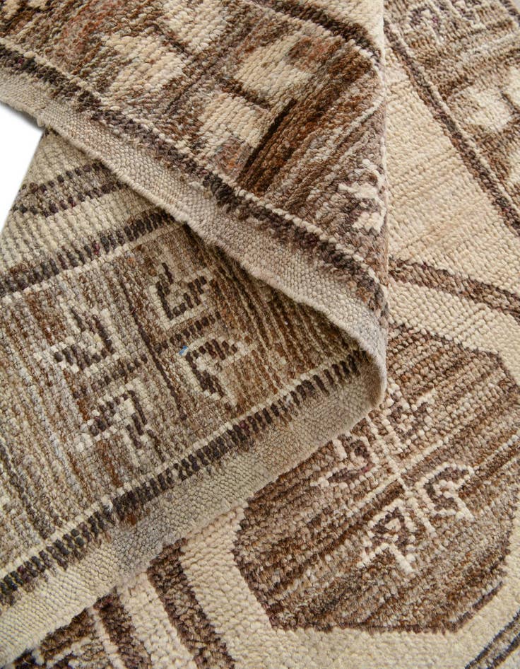 Detail image of 2' 9 x 10' 6  Hand Knotted Oushak Wool Runner Rug