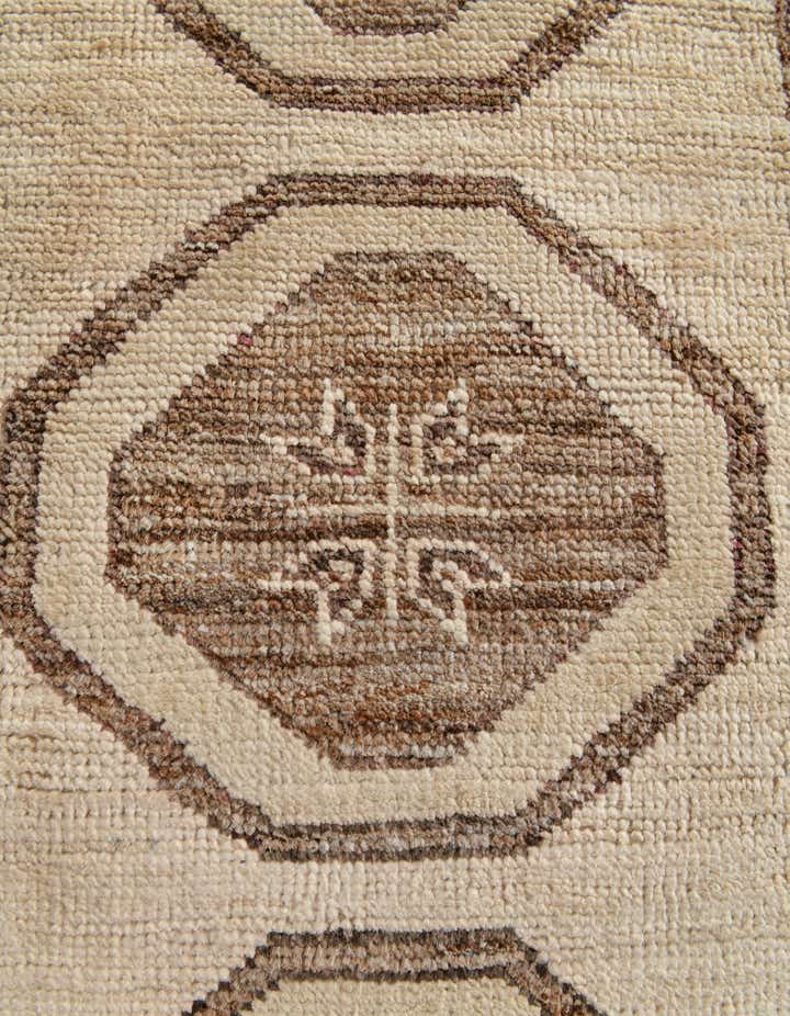 2' 9 x 10' 6 Hand Knotted Oushak Wool Runner Rug