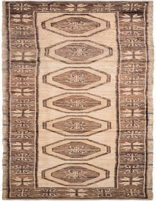 Detail image of 2' 9 x 10' 6 Hand Knotted Oushak Wool Runner Rug