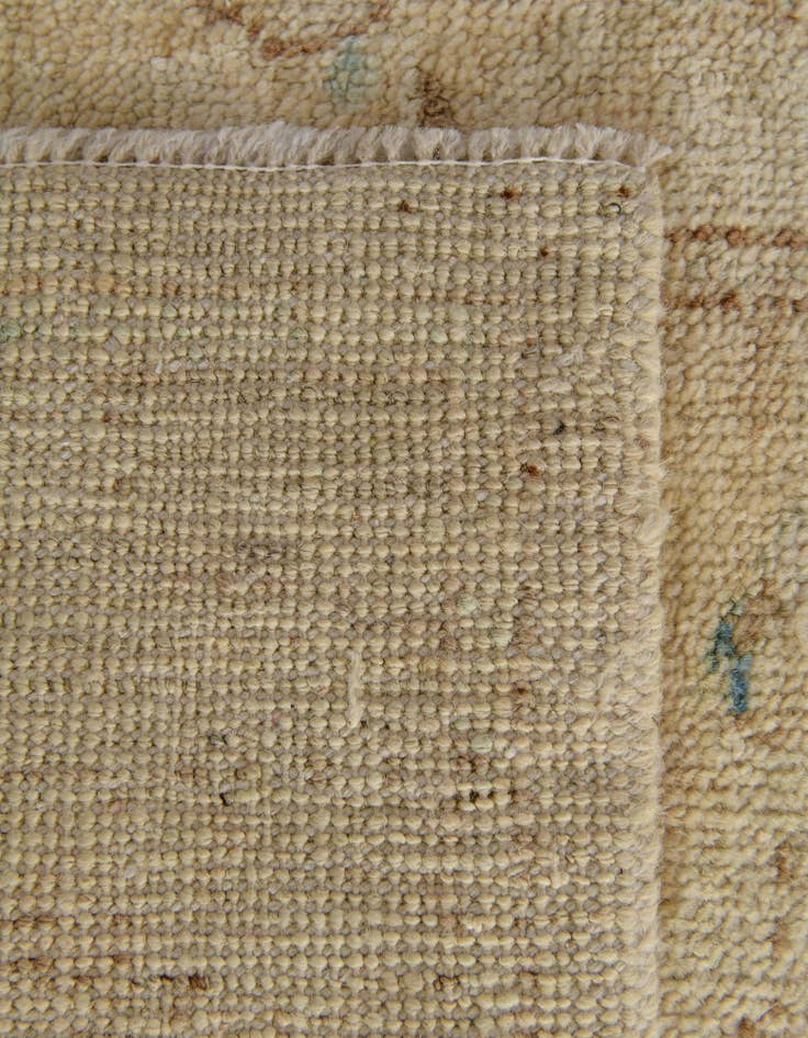 Detail image of 2' 6 x 9' 10 Hand Knotted Oushak Wool Runner Rug