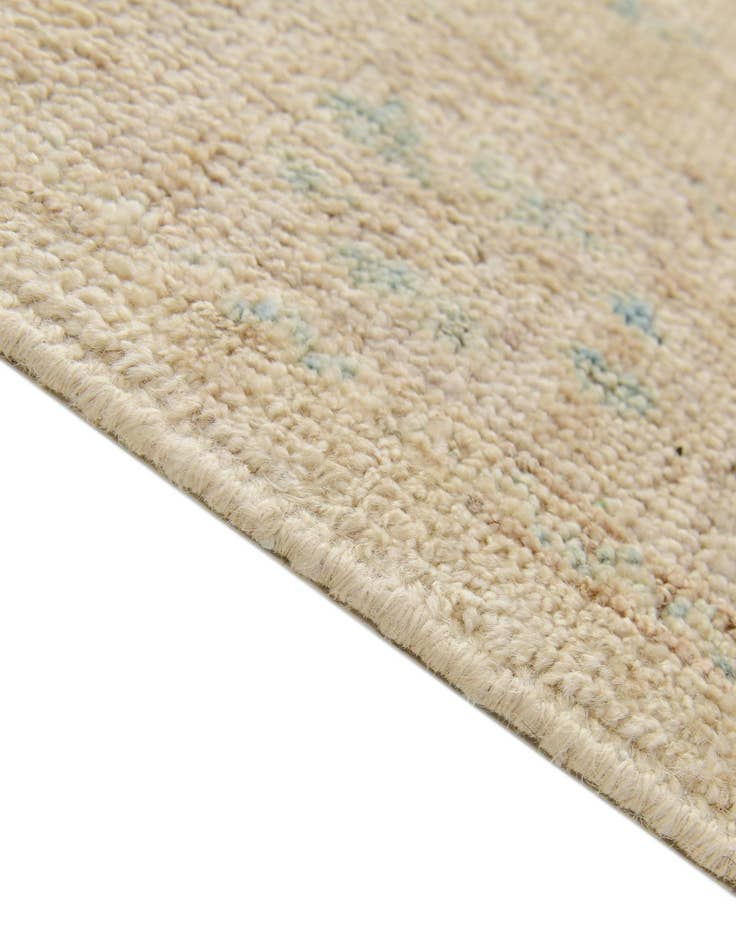 Detail image of 2' 6 x 9' 10  Hand Knotted Oushak Wool Runner Rug