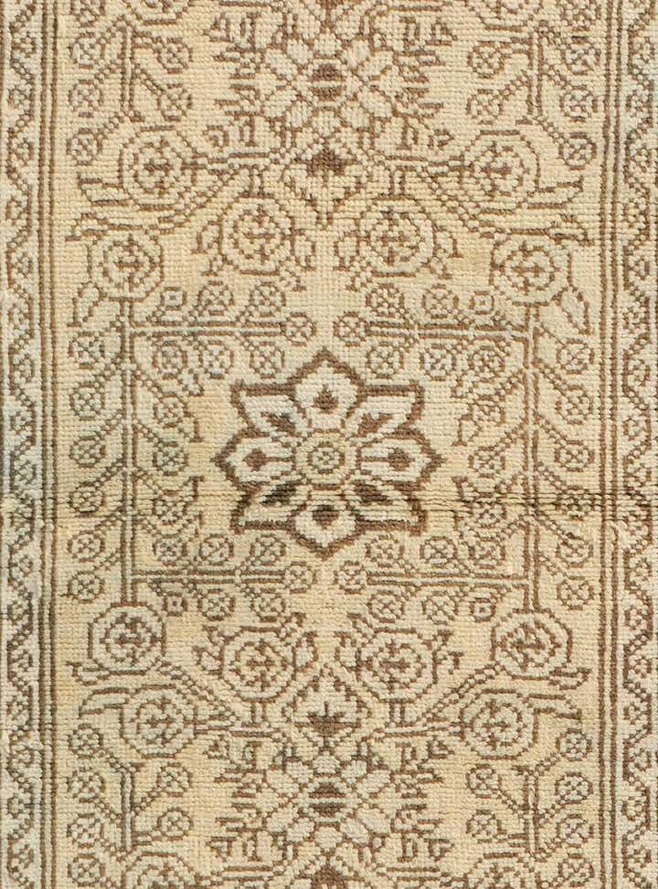 2' 8 x 12' 11 Hand Knotted Oushak Wool Runner Rug