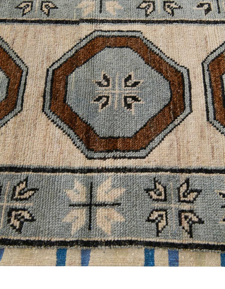 Detail image of 2' 9 x 9' 4  Hand Knotted Oushak Wool Runner Rug