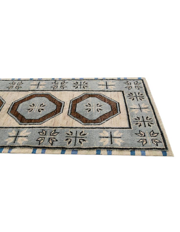 Detail image of 2' 9 x 9' 4  Hand Knotted Oushak Wool Runner Rug