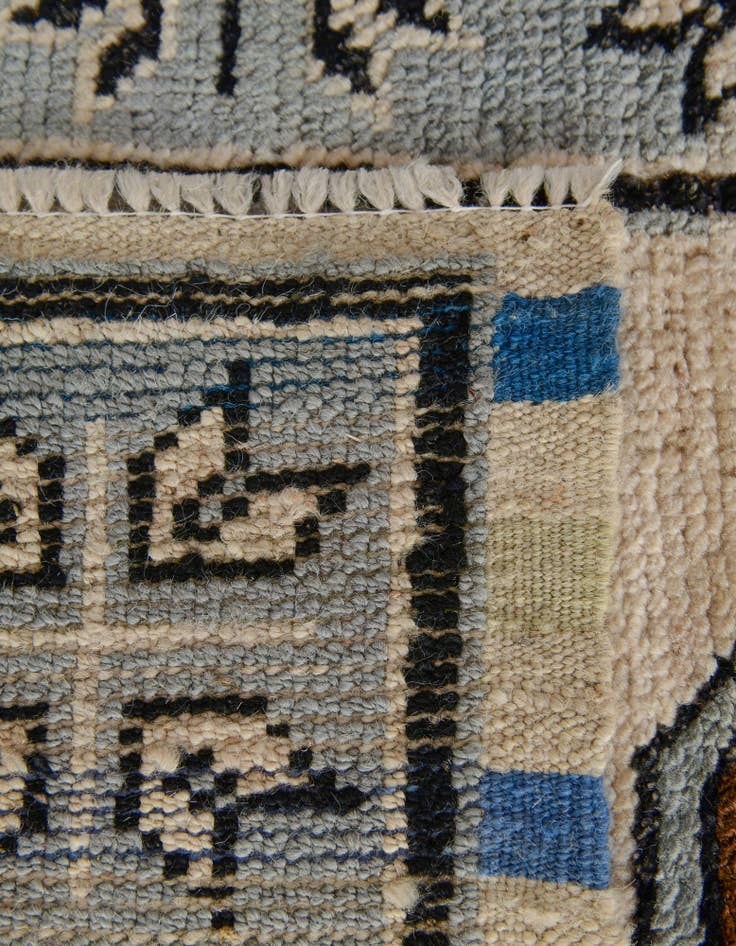 Detail image of 2' 9 x 9' 4  Hand Knotted Oushak Wool Runner Rug