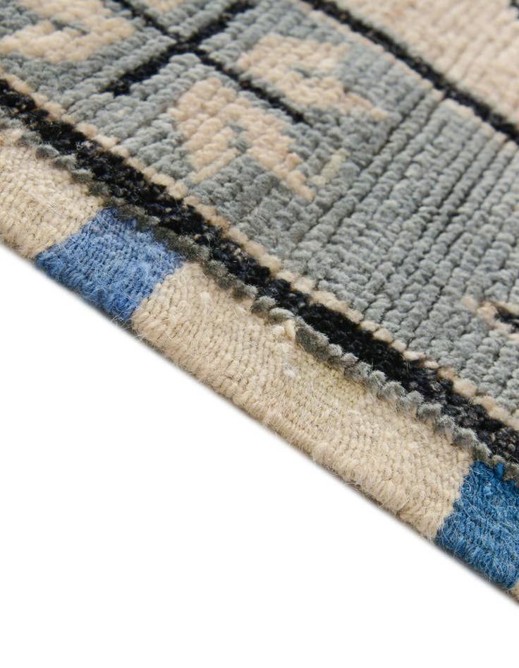 Detail image of 2' 9 x 9' 4  Hand Knotted Oushak Wool Runner Rug