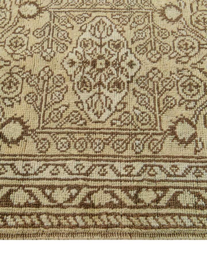 2' 10 x 9' 8 Hand Knotted Oushak Wool Runner Rug