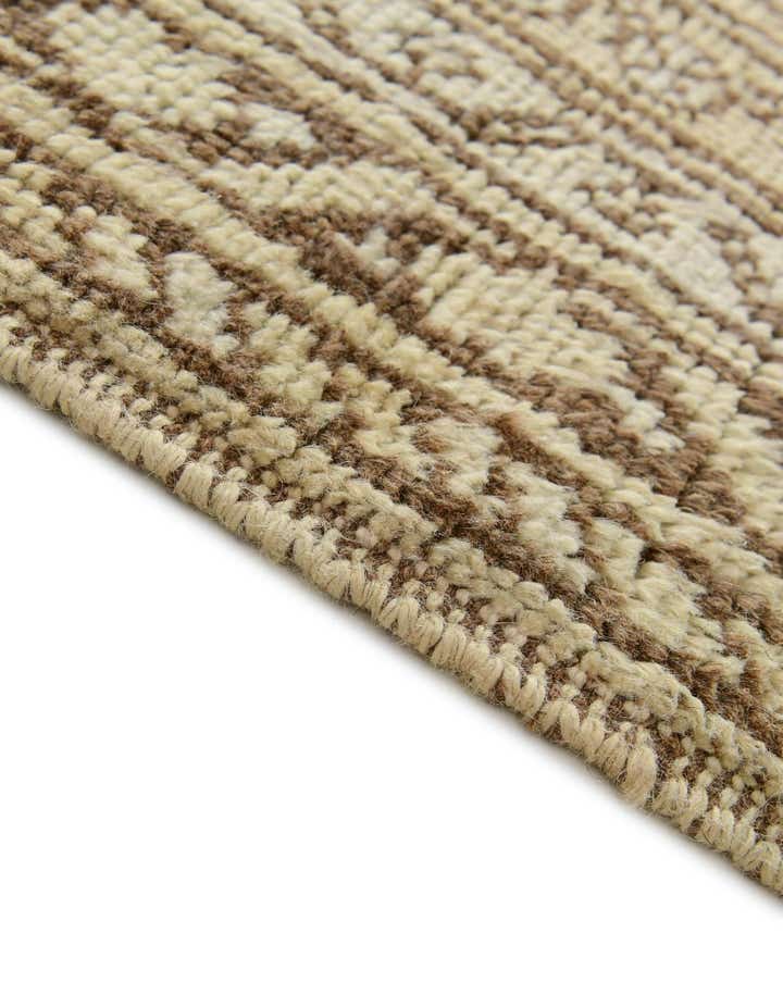 2' 10 x 9' 8 Hand Knotted Oushak Wool Runner Rug